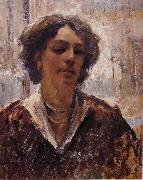 Nikolay Fechin Portrait of Lady oil painting